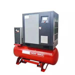 Винтовой компрессор с&nbsp;ресивером и&nbsp;осушителем MetalCraft MH1615