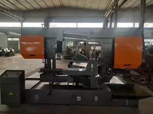 Полуавтоматический ленточнопильный станок с поворотной рамой MetMachine LSZ5550