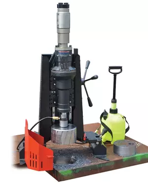 Сверхмощный пневматический магнитный сверлильный станок Promotech PRO-200A ATEX