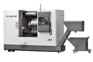 Токарный станок с ЧПУ JET JCL-28F CNC (Fanuc, гидр. патрон)