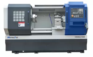 Токарный станок c ЧПУ с прямой станиной MetalTec CK 80x1500